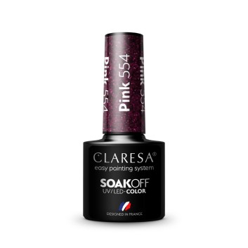 Claresa Gel Polish Pink 554 5g