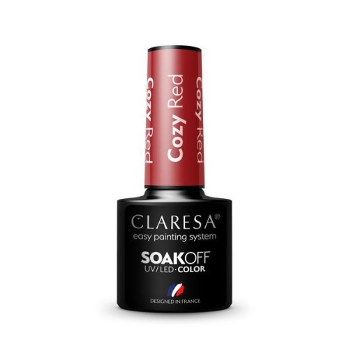 Claresa Gel Polish Cozy Red 5g