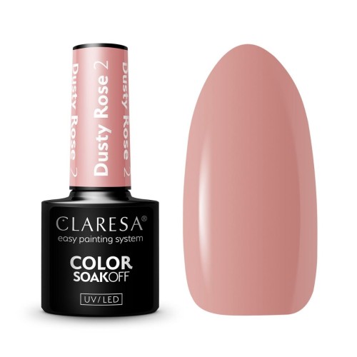 Claresa Gel Polish Dusty Rose 2 5g