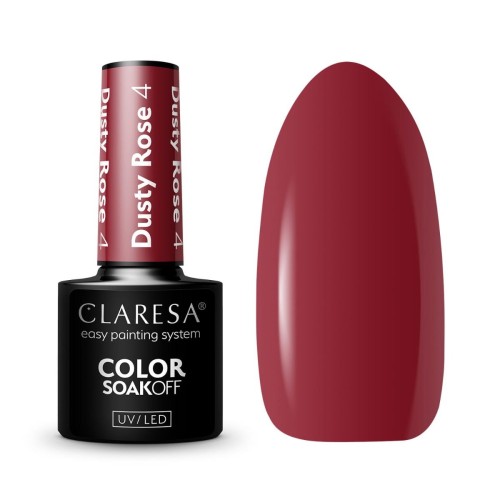 Claresa Gel Polish Dusty Rose 4 5g
