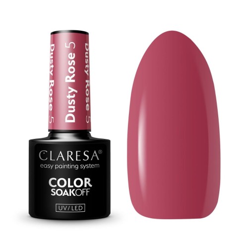 Claresa Gel Polish Dusty Rose 5 5g