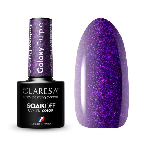 Claresa Gel Polish Galaxy Purple 5g