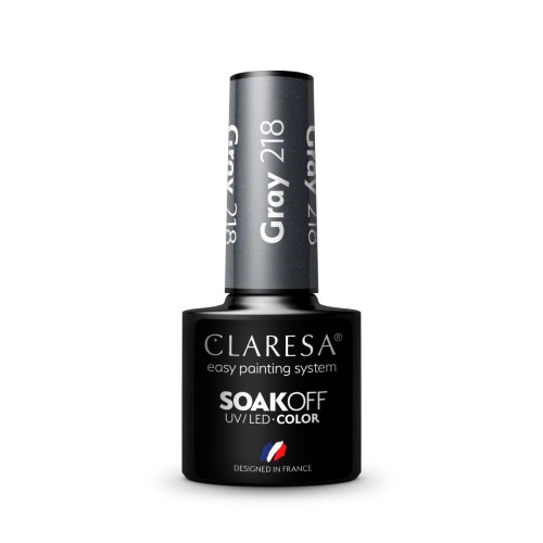 Claresa Gel Polish Gray 218 5g