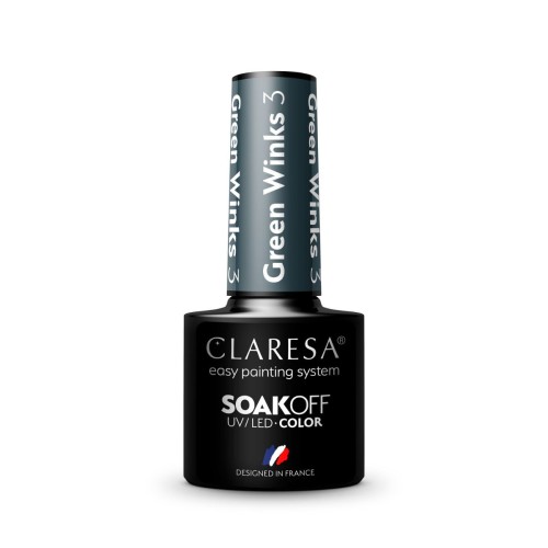 Claresa Gel Polish Green Wink 3 5g