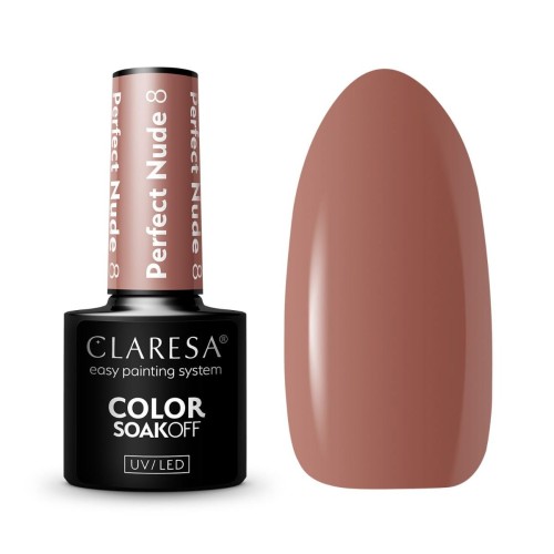 Claresa Gel Polish Perfect Nude 8 5g