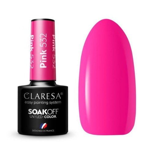 Claresa Gel Polish Pink 532 5g