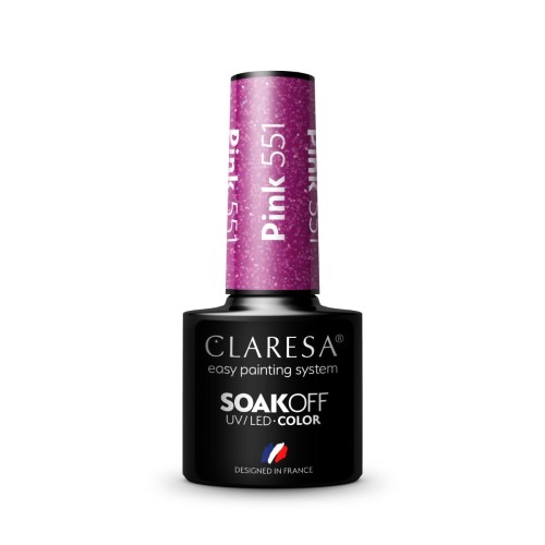 Claresa Gel Polish Pink 551 5g