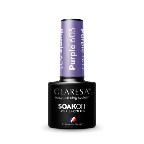 Claresa Gel Polish Purple 603 5g