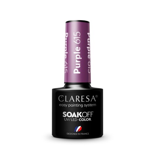 Claresa Gel Polish Purple 615 5g