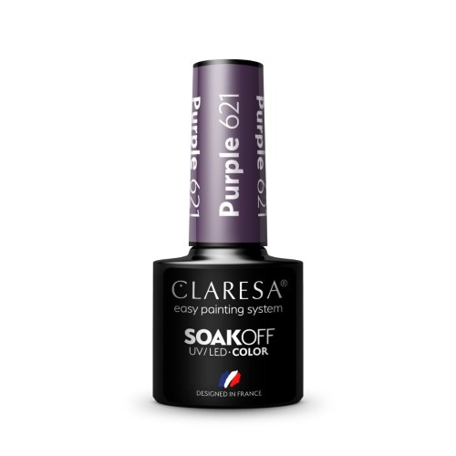 Claresa Gel Polish Purple 621 5g