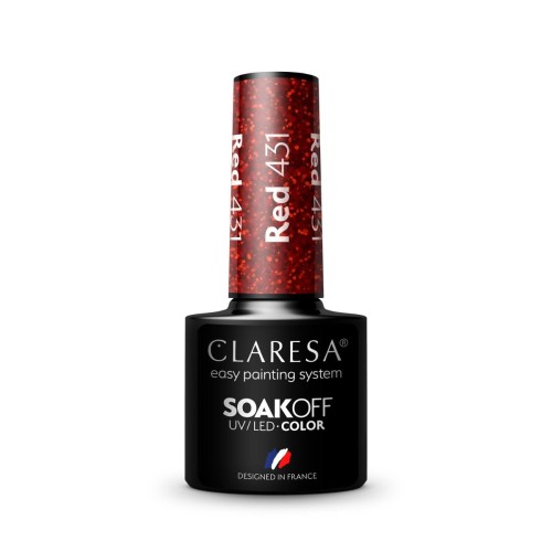 Claresa Gel Polish Red 431 5g