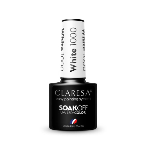 Claresa Gel Polish White 1000 5g