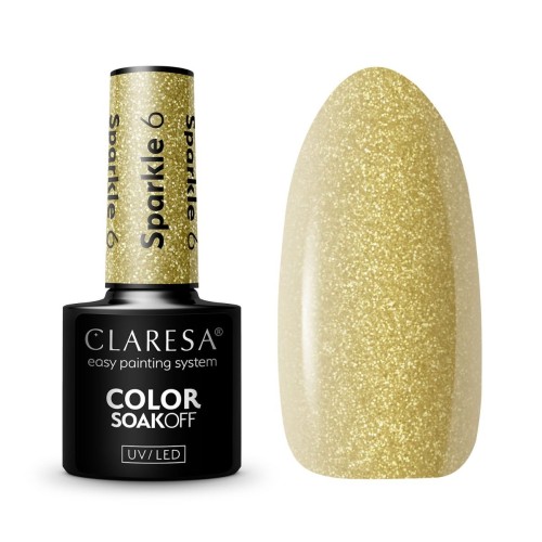 Claresa Gel Polish Sparkle 6 5g