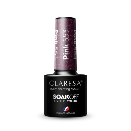 Claresa Gel Polish Pink 553 5g