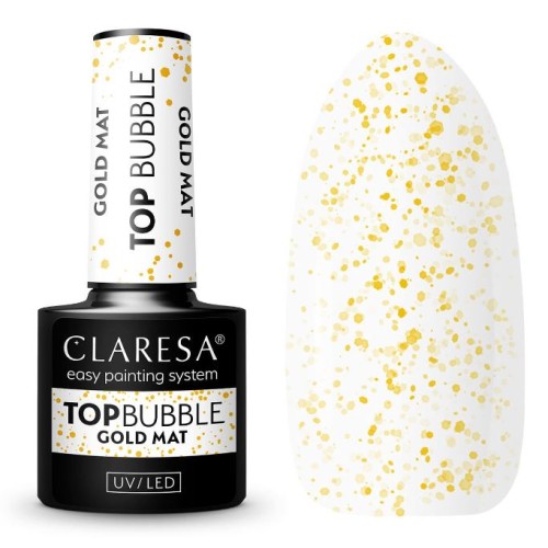 Claresa Top Bubble Gold matt no wipe 5g 